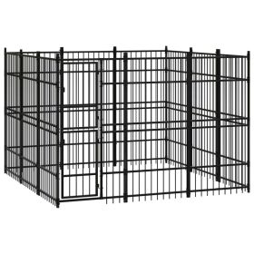 Outdoor Dog Kennel Steel 89.2 ft