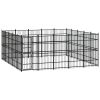 Outdoor Dog Kennel Steel 248 ft