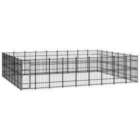 Outdoor Dog Kennel Steel 625 ft