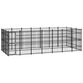 Outdoor Dog Kennel Steel 208.3 ft