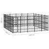 Outdoor Dog Kennel Steel 248 ft