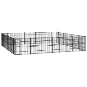 Outdoor Dog Kennel Steel 992 ft