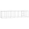 Outdoor Dog Kennel Galvanized Steel 182.3 ft