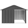 Dog House Anthracite 45.9"x40.6"x32.1" Galvanized Steel