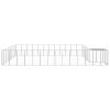 Dog Kennel Silver 325.6 ft Steel