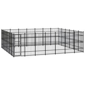 Outdoor Dog Kennel Steel 416.7 ft