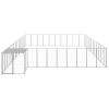 Dog Kennel Silver 403.8 ft Steel