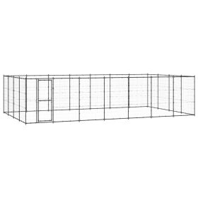 Outdoor Dog Kennel Steel 364.7 ft