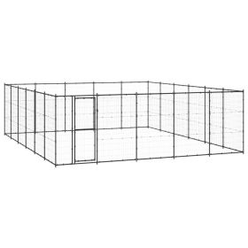 Outdoor Dog Kennel Steel 390.7 ft