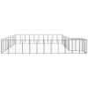 Dog Kennel Black 338.6 ft Steel