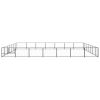 Dog Kennel Black 527.4 ft Steel