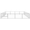 Dog Kennel Silver 301.4 ft Steel