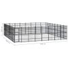 Outdoor Dog Kennel Steel 634.9 ft