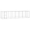 Outdoor Dog Kennel Galvanized Steel 182.3 ft