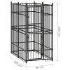 Outdoor Dog Kennel Steel 19.8 ft