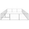 Dog Kennel Silver 290.6 ft Steel