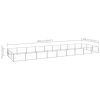 Dog Kennel Silver 290.6 ft Steel