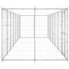 Outdoor Dog Kennel Galvanized Steel 182.3 ft