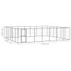 Outdoor Dog Kennel Steel 547 ft