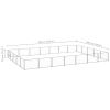 Dog Kennel Silver 376.7 ft Steel