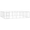 Outdoor Dog Kennel Galvanized Steel 547 ft