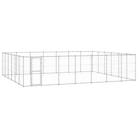 Outdoor Dog Kennel Galvanized Steel 547 ft