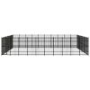 Outdoor Dog Kennel Steel 892.8 ft