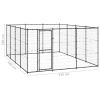 Outdoor Dog Kennel Steel 156.3 ft