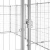 Outdoor Dog Kennel Galvanized Steel 547 ft