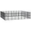 Outdoor Dog Kennel Steel 555.5 ft