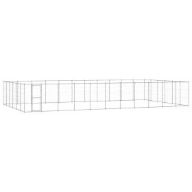 Outdoor Dog Kennel Galvanized Steel 859.6 ft