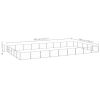 Dog Kennel Silver 484.4 ft Steel