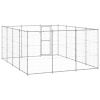 Outdoor Dog Kennel Galvanized Steel 156.3 ft