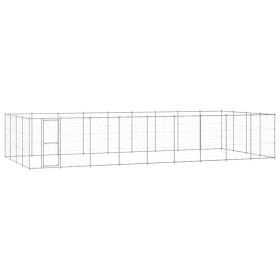 Outdoor Dog Kennel Galvanized Steel 468.9 ft