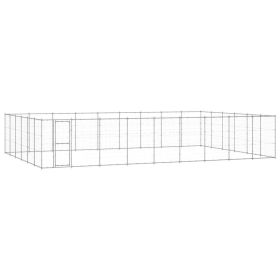 Outdoor Dog Kennel Galvanized Steel 703.3 ft