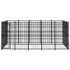 Outdoor Dog Kennel Steel 148.8 ft