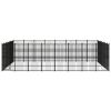 Outdoor Dog Kennel Steel 555.5 ft