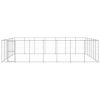 Outdoor Dog Kennel Galvanized Steel 547 ft