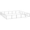 Dog Kennel Silver 269.1 ft Steel