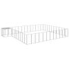 Dog Kennel Silver 403.8 ft Steel