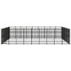 Outdoor Dog Kennel Steel 714.3 ft