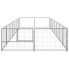 Dog Kennel Silver 150.7 ft Steel