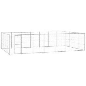 Outdoor Dog Kennel Galvanized Steel 364.7 ft