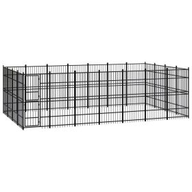 Outdoor Dog Kennel Steel 277.7 ft