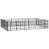 Outdoor Dog Kennel Steel 694.4 ft