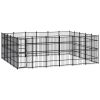 Outdoor Dog Kennel Steel 297.6 ft²