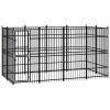 Outdoor Dog Kennel Steel 79.3 ft²