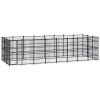 Outdoor Dog Kennel Steel 238.1 ft²