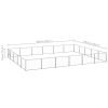 Dog Kennel Silver 322.9 ft² Steel