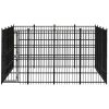 Outdoor Dog Kennel Steel 158.8 ft²